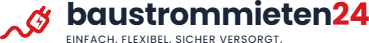 Baustrom mieten 24 – Logo